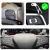 2PCS Car Shift Paddle Extender Aluminum Alloy Paddle Shifter For Chevy Cruze Malibu XL Double-Sided Adhesive Steering Wheel Decor Trim Cover
