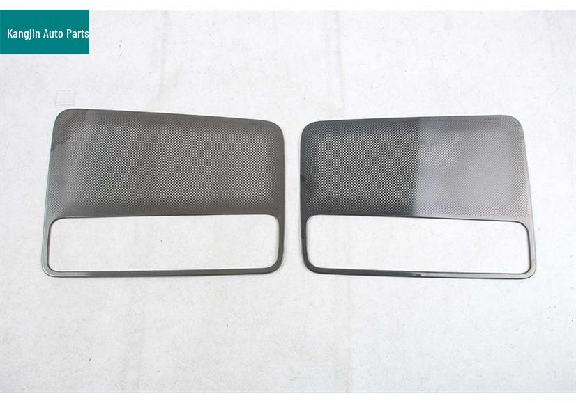 Black Titanium Dustproof Speaker Cover for Wuling 26 Hua Jing S Third Row Seat