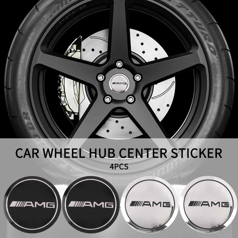 RPO5   4pcs 56MM Car For Mercedes Benz A C E S W177 W176 X166 X167 C257 C218 X253C118 C117 H247 Wheel Center Hub Cap Badge Logo Sticker