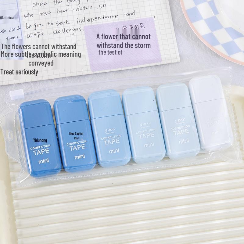 Gradient Color Correction Tape 6-Pack – Compact, Stylish & Ideal for Students