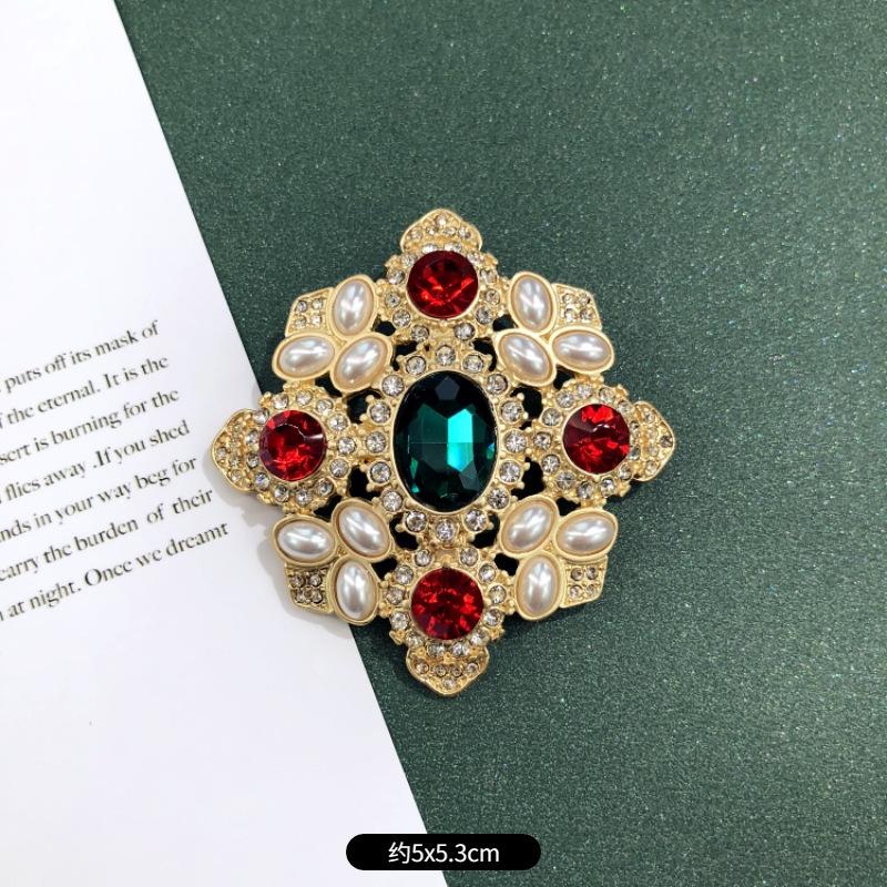 

Винтажная барочная вестерн антикварная брошь матовый золотой жемчуг корона суд булавка брошь аксессуары женщины