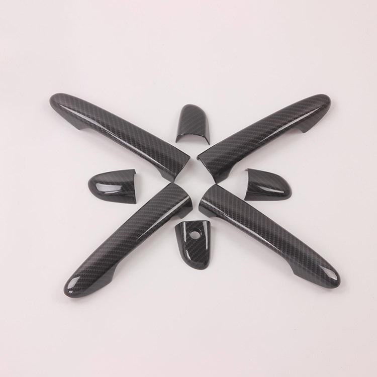 2017 CX-5 ABS Carbon Fiber Pattern Outer Door Handle Decor