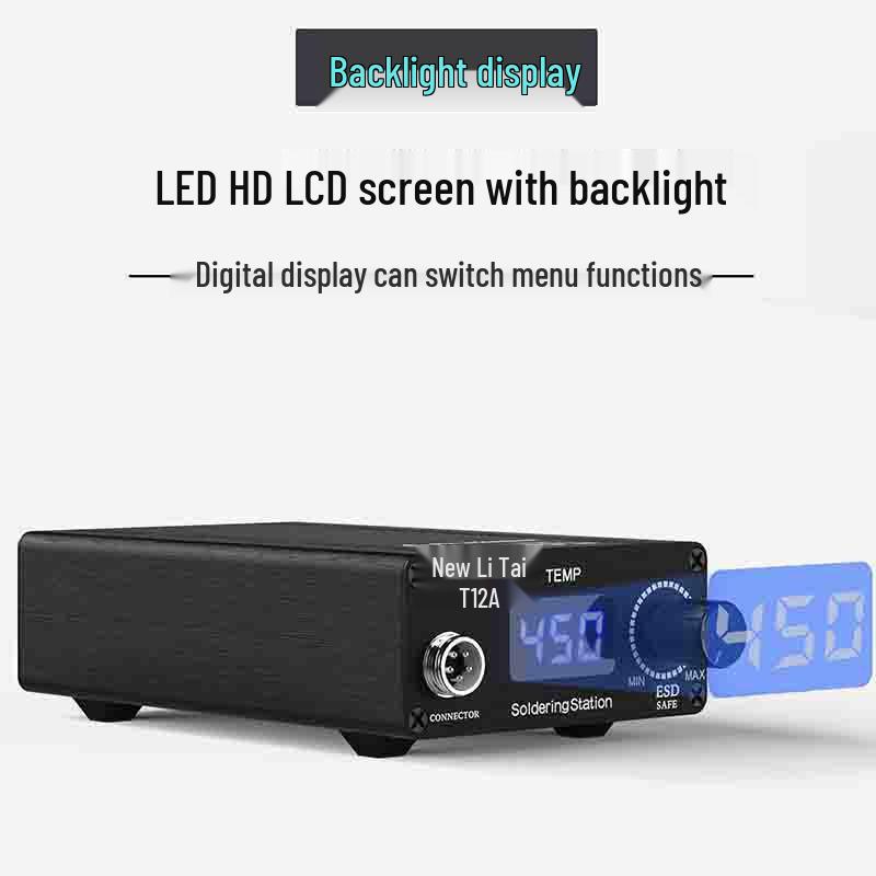 T12 Digital Soldering Station: High Power, Adjustable Temperature Iron for Mobile Repair & DIY Projects