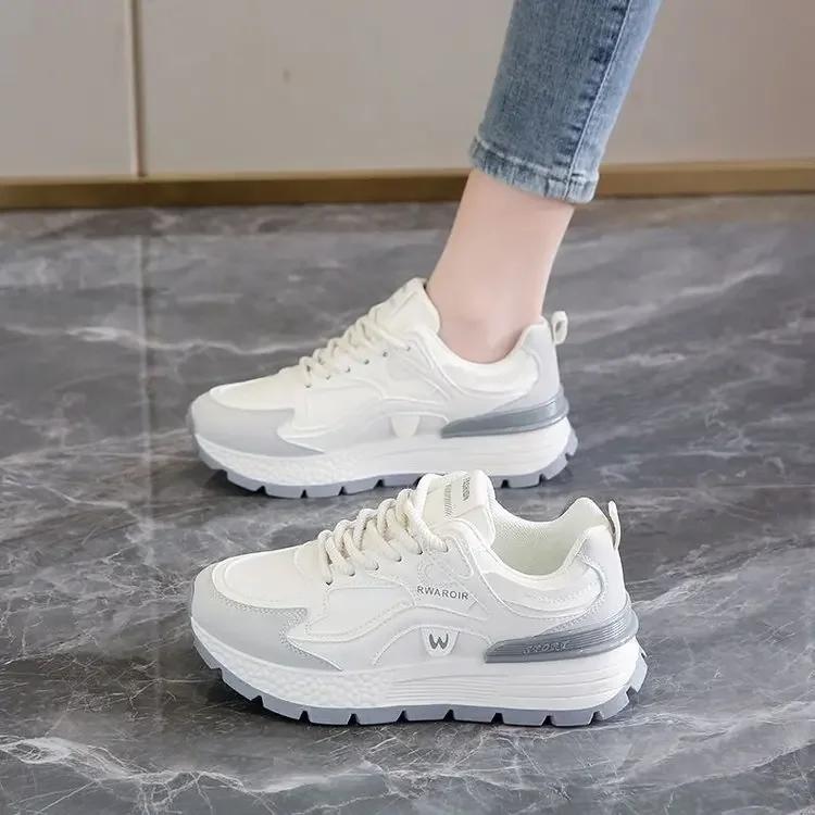 Fashion Women's Shoe Niche Design Balance Shoes Technology Versatile Splicing Ladies Shoes Fashion Classic Casual Female Sports Shoes