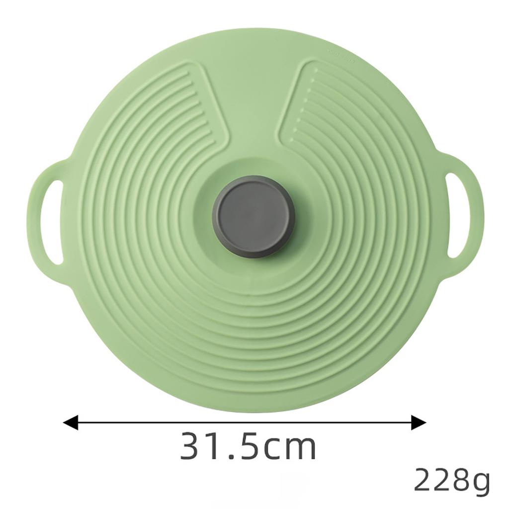 5 Styles Anti Overflow Sealing Silicone Pot Cover Heat Resistant Microwave Splatter Cover Fresh-Keeping Lid Pot Lid