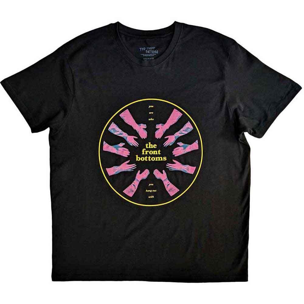The Front Bottoms Circle Hands T-Shirt Black New S
