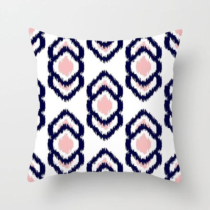 Luxury Home Decor Cushion Cover Office Sofa Cushion Cover Simple Fireworks Geometric Pattern Pillow Cover