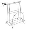 Ventilated Cutlery Holder Stainless Steel Chopping Board Storage Rack And Knife for Kitchen Countertop, Vertical Drain Organizer Stand Cutting Boards