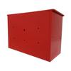 GREEN LIFE Mailbox, Steel, Red, 36cm (W) x 16.5cm (D) x 24.5cm (H), Model FH-30R