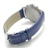 Seiko Chronograph Watch + Leather Belt Set, Navy Blue Belt, SND379P-BL