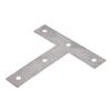 A84X-10 Pcs Angle Plate Corner Brace Flat T Shape Repair Bracket 80Mm X 80Mm