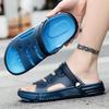Fashion Sabot Outdoor Slides Plastic High Quality Fashion Y2k Men's Shoe Mascullino Rubber 2025 Style Casual Trend Fun Pvc Male Slipper