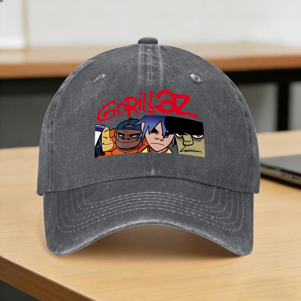 Gorillazs Band Casual Baseball Cap  Hunting Camping Trucker Hat Summer Wholesale Men Adult Classic Snapback Cap