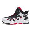 Anta Kids Velcro Non-Slip High-Top Running Shoes Kids Sneakers Black White 312249993-2