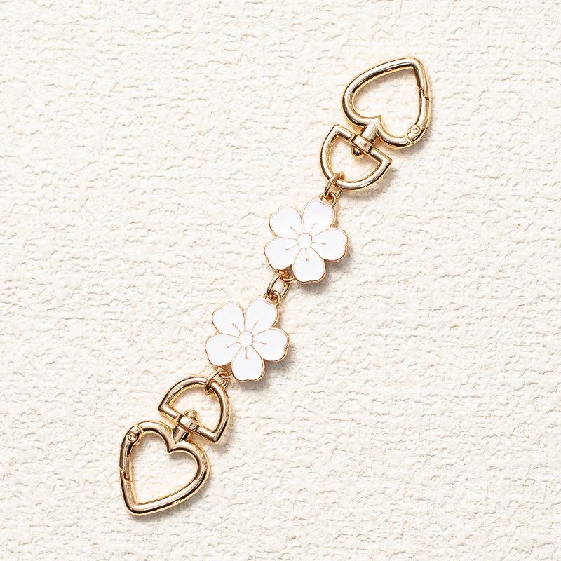 Bag Extension Chain Pearl Metal Accessories Love Buckle With One Shoulder Mahjong Armpit China-Chic Style