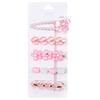 5-Piece Set New Women's Fashionable Hair Clip Accessories Simple Matching Hair Card Girls' Side Clip Gifts Headwear