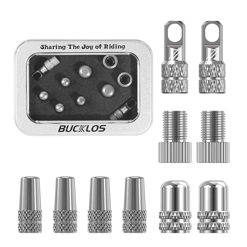 BUCKLOS Bicycle Tubeless Valve 40/44/55/60/80/100MM Bike Valve Cap Bicycle Valves Adapter F/V To A/V Road Bike Presta Valves2