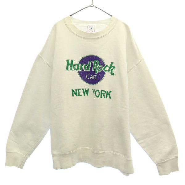 DELTA USA made Hard Rock Cafe Hard Rock Cafe Print Long sleeve sweat trainer Men's Used