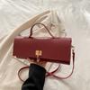 Textured Woven Faux Leather Shoulder Bag for Women Large Capacity Casual Crossbody Purse Trendy Daily Handbag CLE