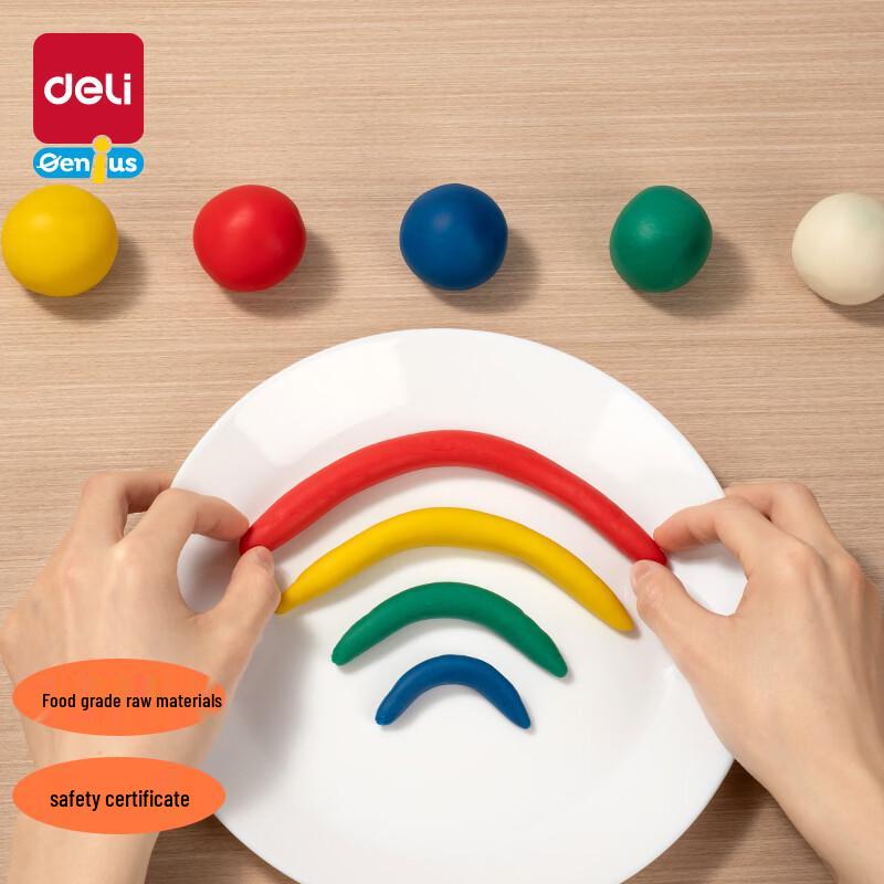 Deli 24-Color Food-Grade Modeling Clay
