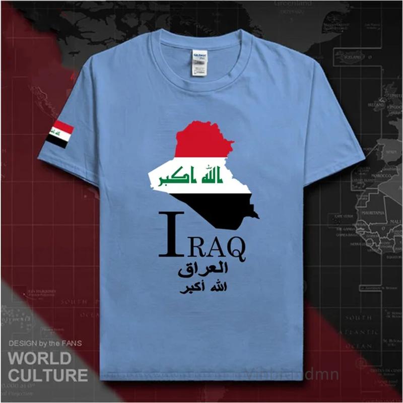Republic Of Iraq Iraqi Irq Baghdad Unisexs T Shirt New Top Tshirt Short Sleeve Clothes Sweatshirt National Team Summer Fashion Tee
