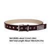 Leopard Print Waistband PU Leather Waist Belts Casual Waist Strap
