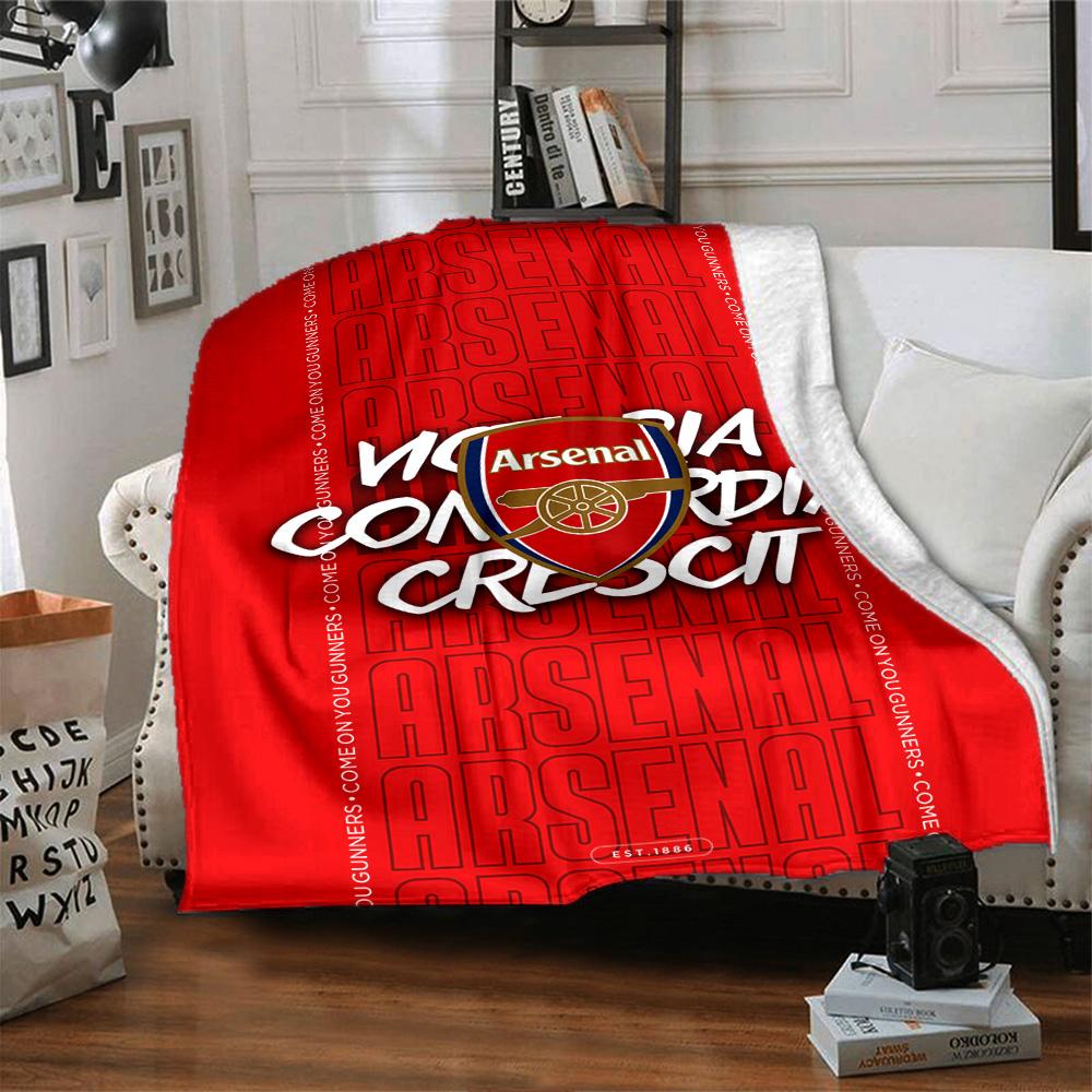 Arsenal Blanket Comfortable Suitable for Office Seaside Picnics for All Occasions Warmthful Decor Birthday Christmas Gift Blanket