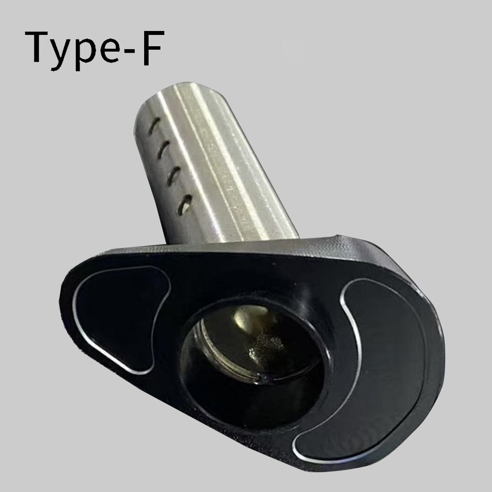 Motorcycle Exhaust Pipe Muffler Modifier K10: Special Triangle Tail, 6 Colors Available.