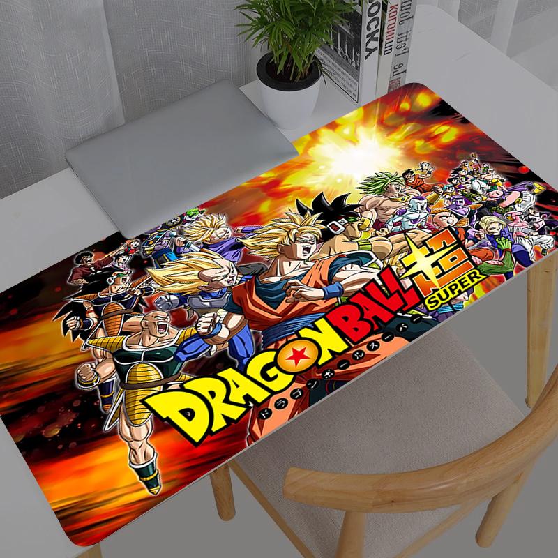 Large Esports Mouse Pad Anime Dragon Ball Smooth New Flexible Rubber Gamer PC Computer Keyboard For CSGO Kawaii Mosuepad