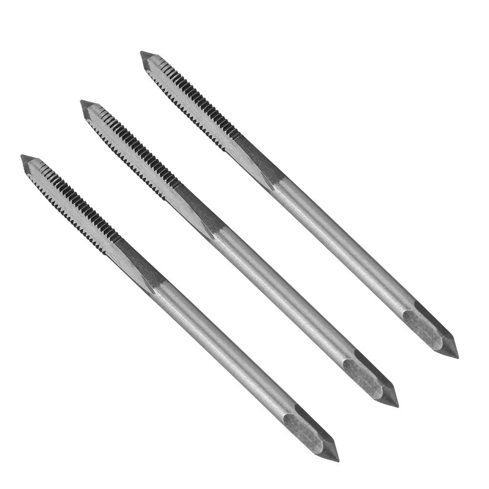 3PcsCelsiusSet M3CelsiusM4CelsiusM5 Bearing Steel Hand Thread Tap Screw Taps Tool(M3)