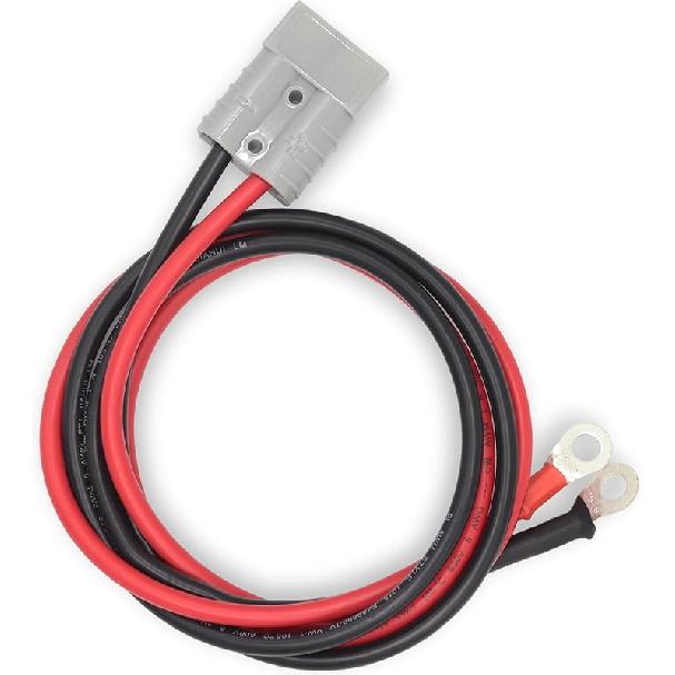 50 A 600 V Anderson Connector Plug With O-Ring Battery Connector Cable 8 AWG 100 Cm (39.37 Inch) Cable Battery Quick Connector Forklift Plug Wire