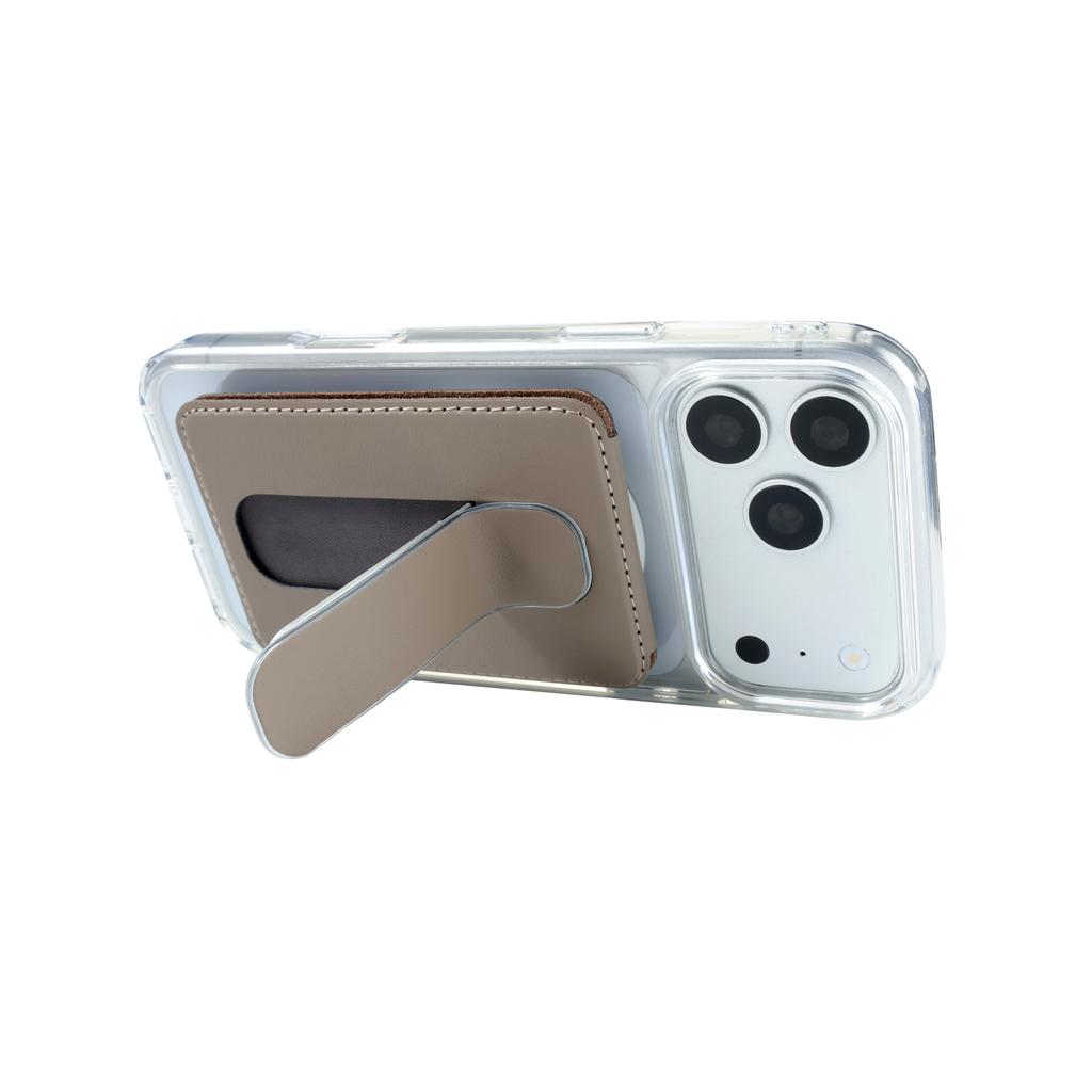 Magnetischer Handy-Kartenhalter zum Anstecken für iPhone 17 Pro Max 16 Plus 15 14 13 12 11 Ständer Bequemer Griff Unsichtbare Halterung