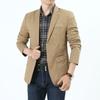 Men's New Men's Casual Suit Stretch Middle-Aged Dad Loose Suit Jacket