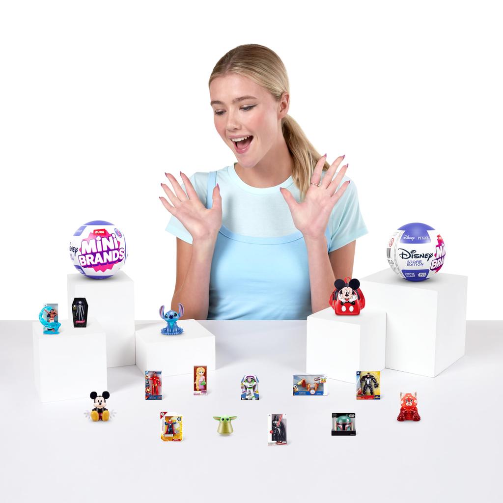 ZURU Mini Brand Disney Store Series 3 (2-Pack) Disney Themed Surprise Collectible Minis, Blind Packaged, Disney Themed Collectibles.