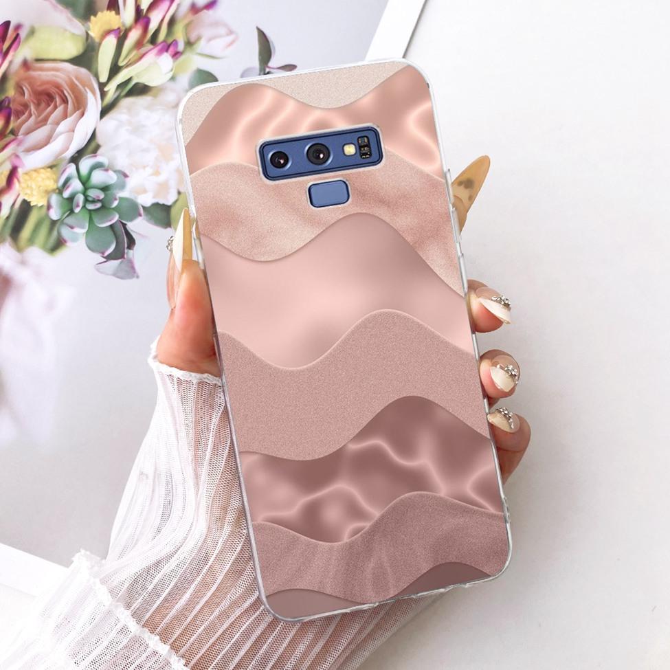 Transparent Cover For Samsung Note9 Case Cute Fashion Butterfly Funny Painted Casing For Samsung Galaxy Note9 SM-N960F SM-N9600