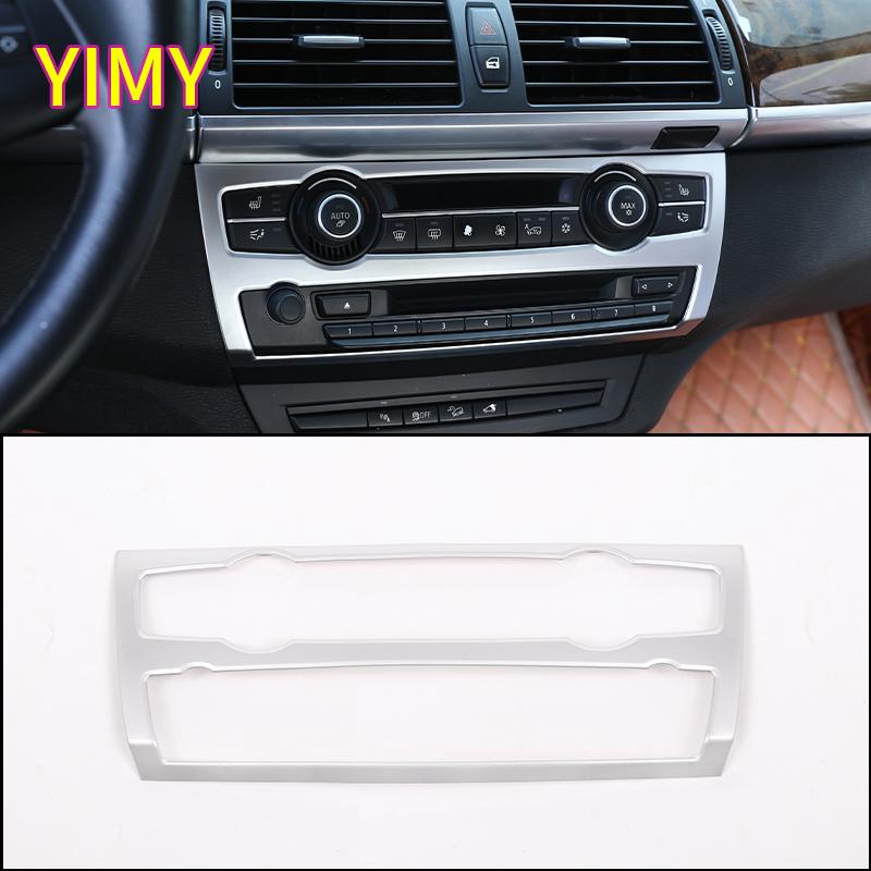 For BMW X5 X6 E70 E71 2008-2013 ABS Plastic Car Styling Gear Shift Central Control Panel Air Vent Outlet Cover Interior
