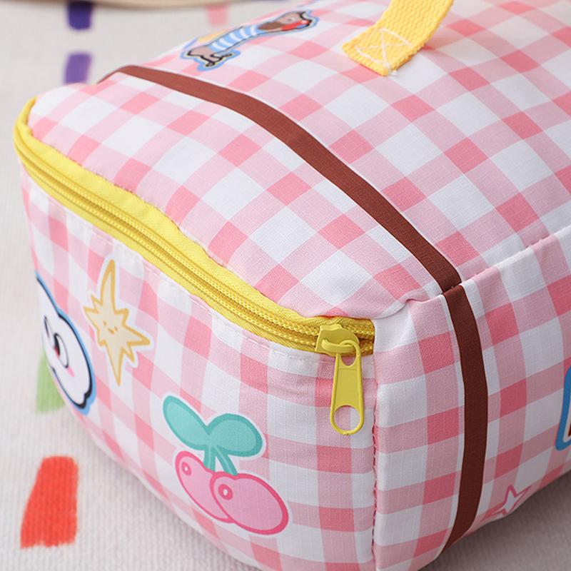 Cute Travel Storage Bag Large Capacity Waterproof Cartoon Portable Clothes Underwear Shoes Luggage Storage Bag With Zipper