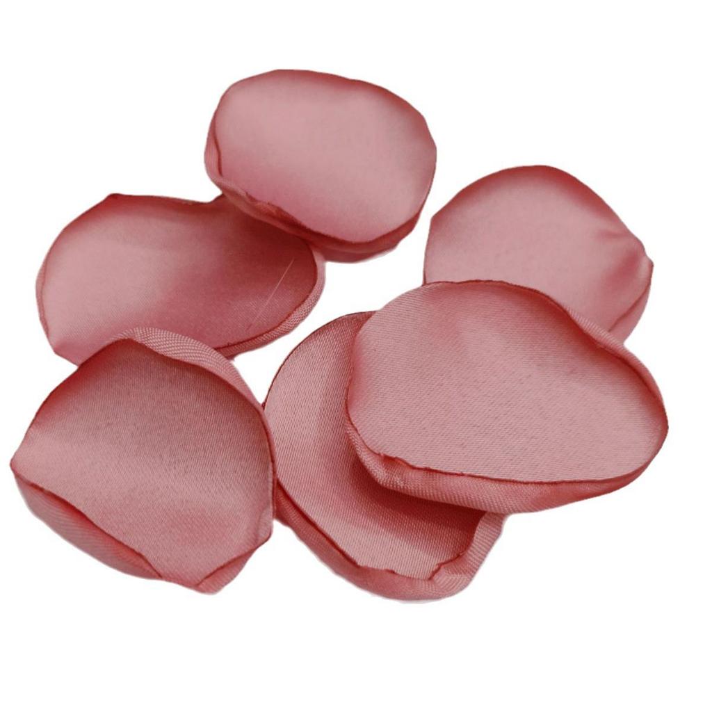 Dekoracje z tkaniny w kształcie płatków na ceremonię ślubną - Kwiatowe akcesoria z przypalanymi brzegami