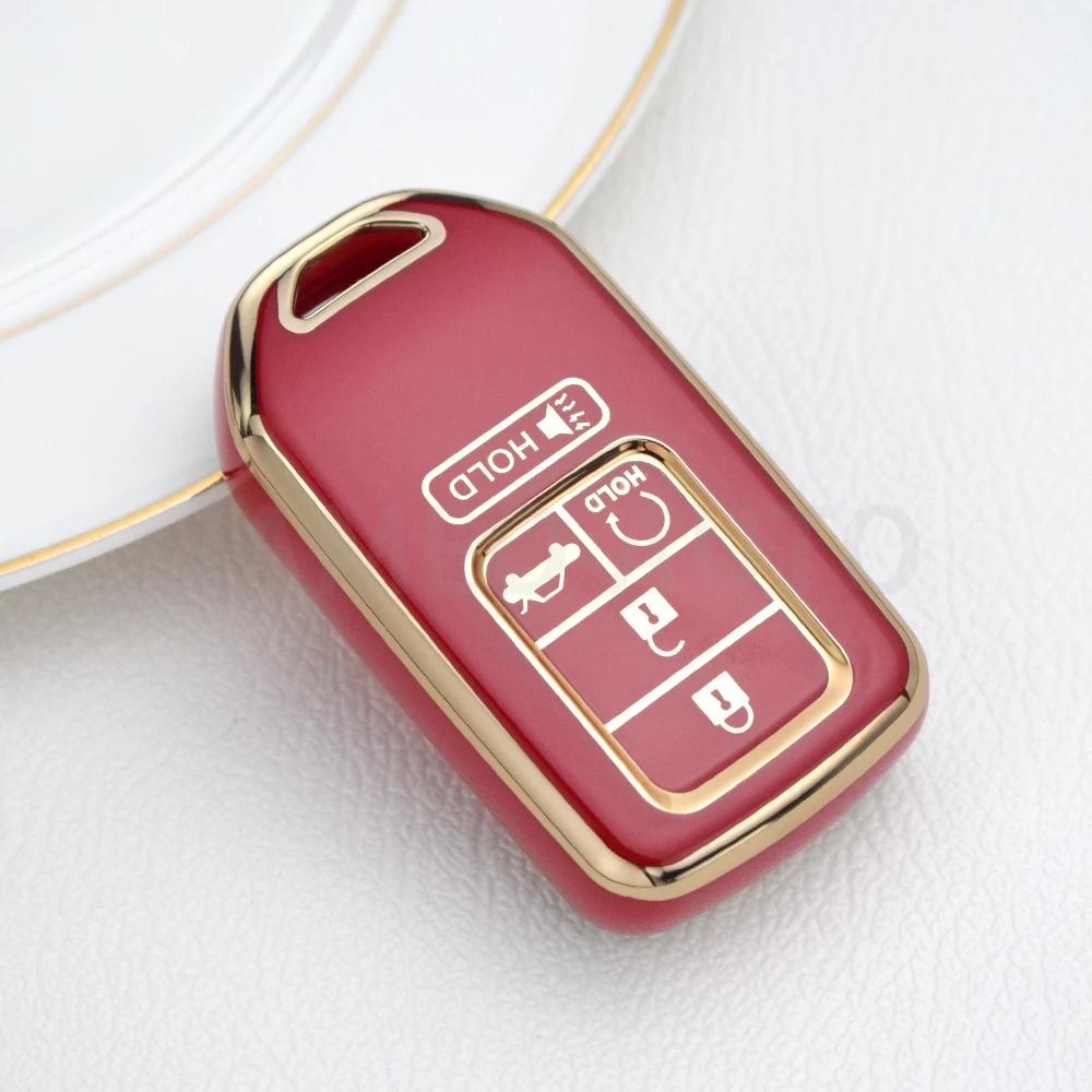 5 Button Remote Key Cover Protective Case Fob for 2022 Honda Accord Pilot Civic 2018 2019 Keyless Entry Remote Starter