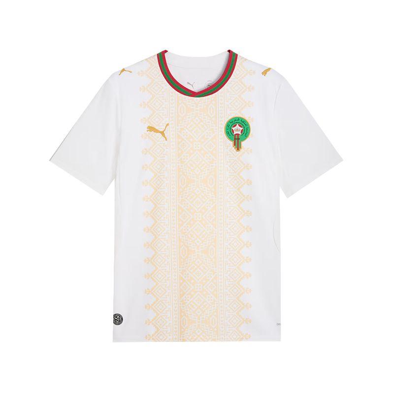 Puma Morocco Away Drycell Replica Casual Moisture-Wicking Pullover Short Sleeve Football Shirt Men tops 783318-02 M