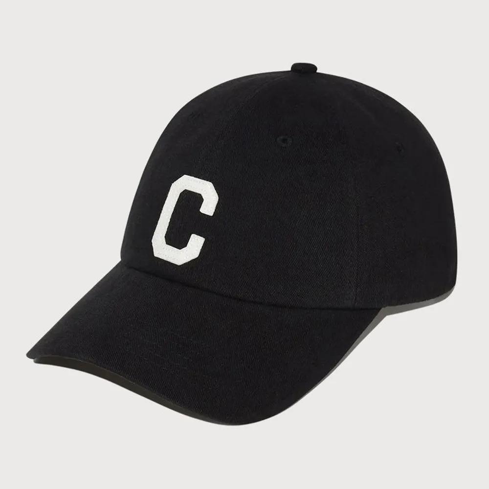 C Logo Cozy Fit Washed Ball Cap Black CO2606CA05BK FREE