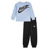 Nike Casual Sports Suit Comfortable Soft Versatile Kids Suit Black IH1189-010