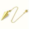 Energy Isis Pendulum Pointed Meditation Cone Metal Pendulum Witch Spiritual Pendulos  Women