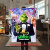 Christmas Gift Comedy Movie How the Grinch Stole Christmas blanket home warming, four season bed decoration sofa cover flannel throwing blanket K16