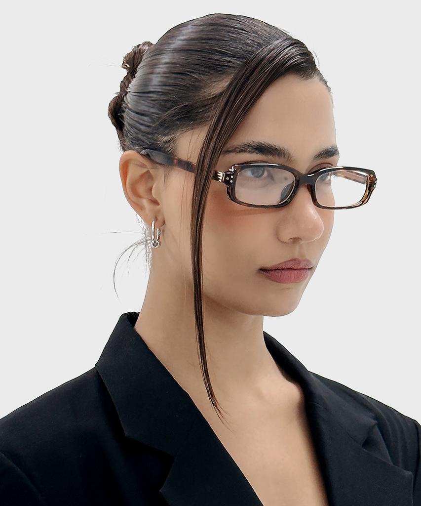 MAISON MASTER Mark Leopard Glasses