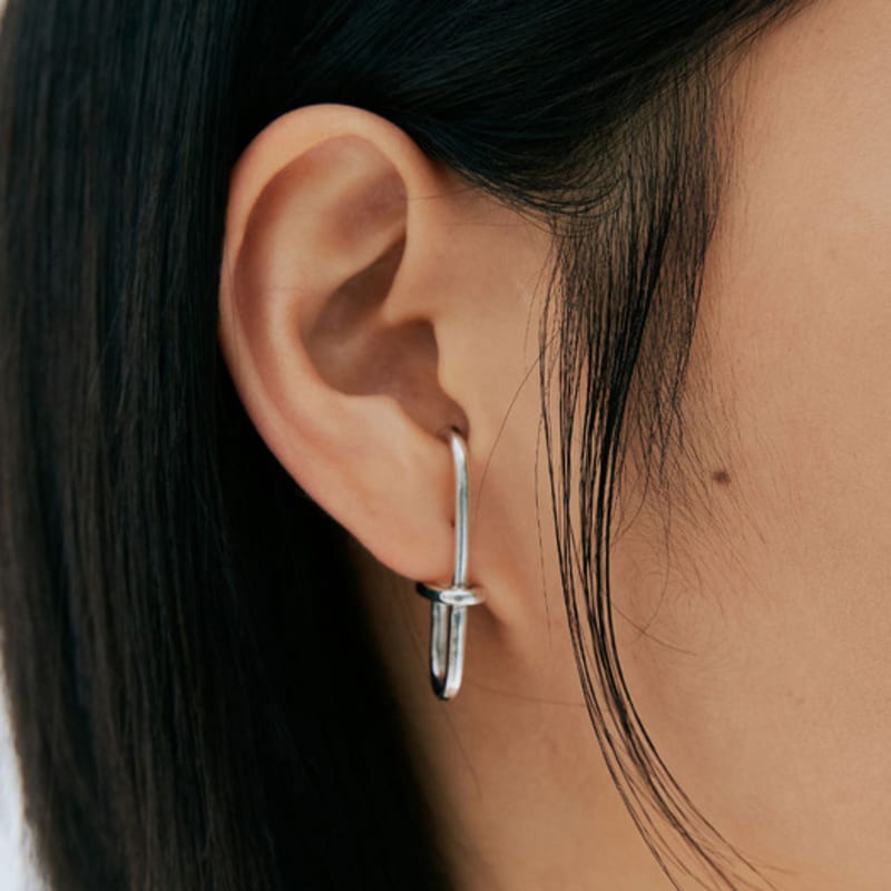 

LUMIAH SOFT TIED EARRINGS SILVER