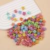 50Pcs Random Color Solid Cute Flower Y2K Compact Hair Claw Lovely Hair Decorate Clips Hairpins Kids Sweet Hair Accessories