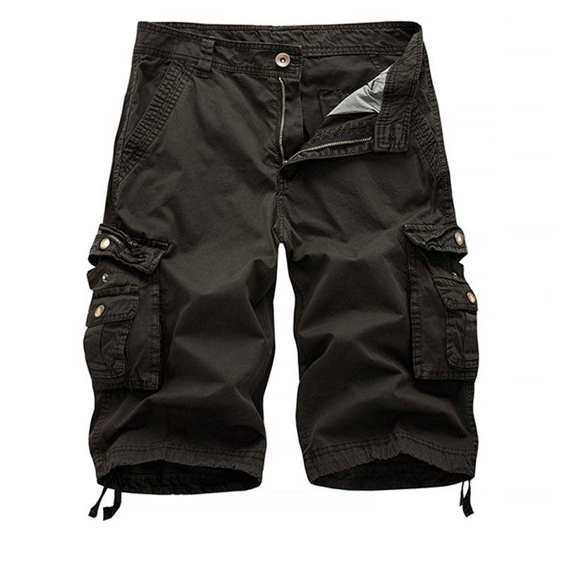 Stylish Men's Military Combat Hiking Cargo Shorts With Multiple Functional Pockets