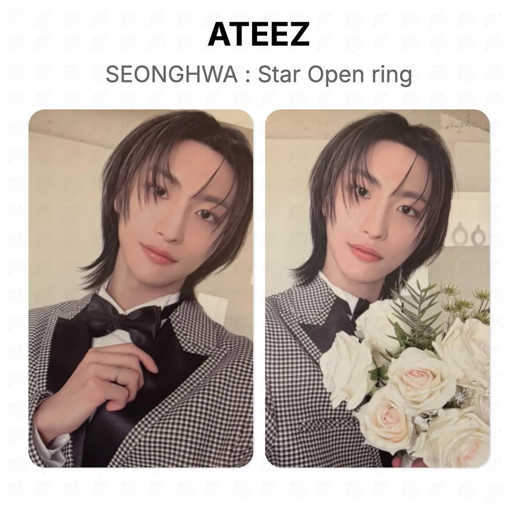 ATEEZ SEONGHWA : Star Open Ring Official Photocard