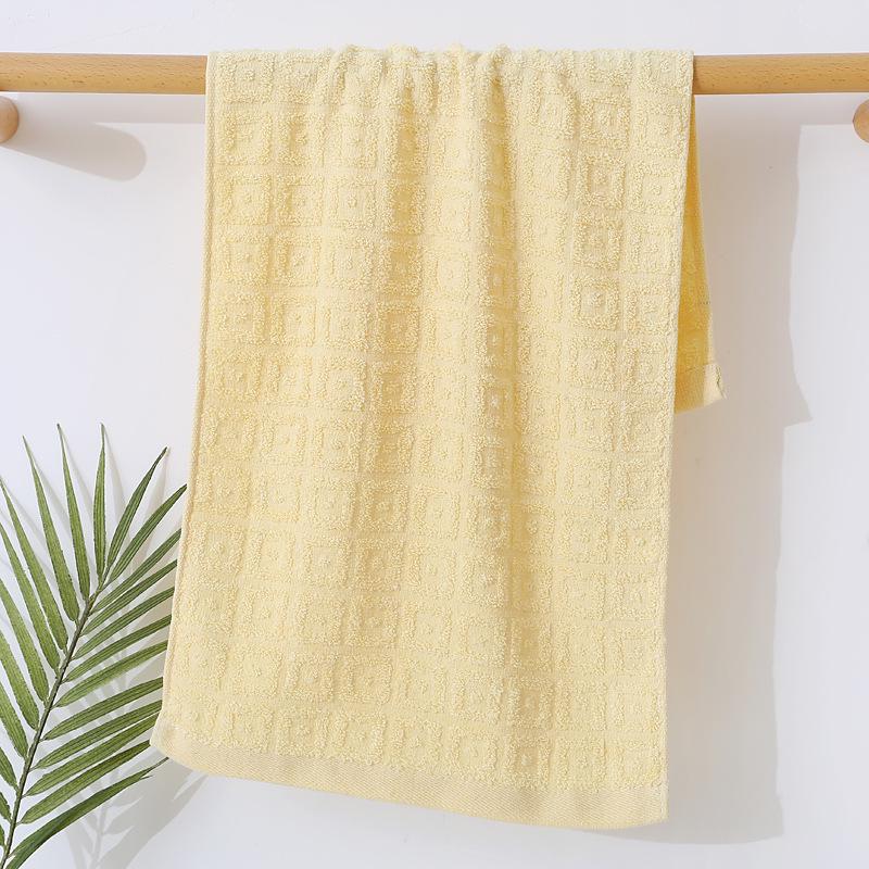 Embroidered Cotton Face Towel - Premium Thickened Gift with Logo